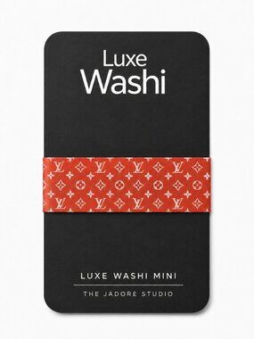 Louis Vuitton Washi Tape (Red Monogram) | Luxe Washi Mini